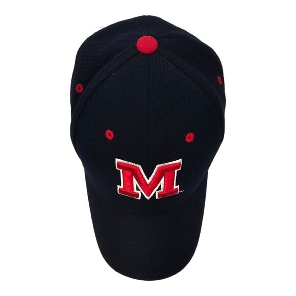Ole Miss Rebels Fitted Cap Size 6 7/8 Zephyr Wool Blend Baseball Embroidered Hat - Picture 6 of 9